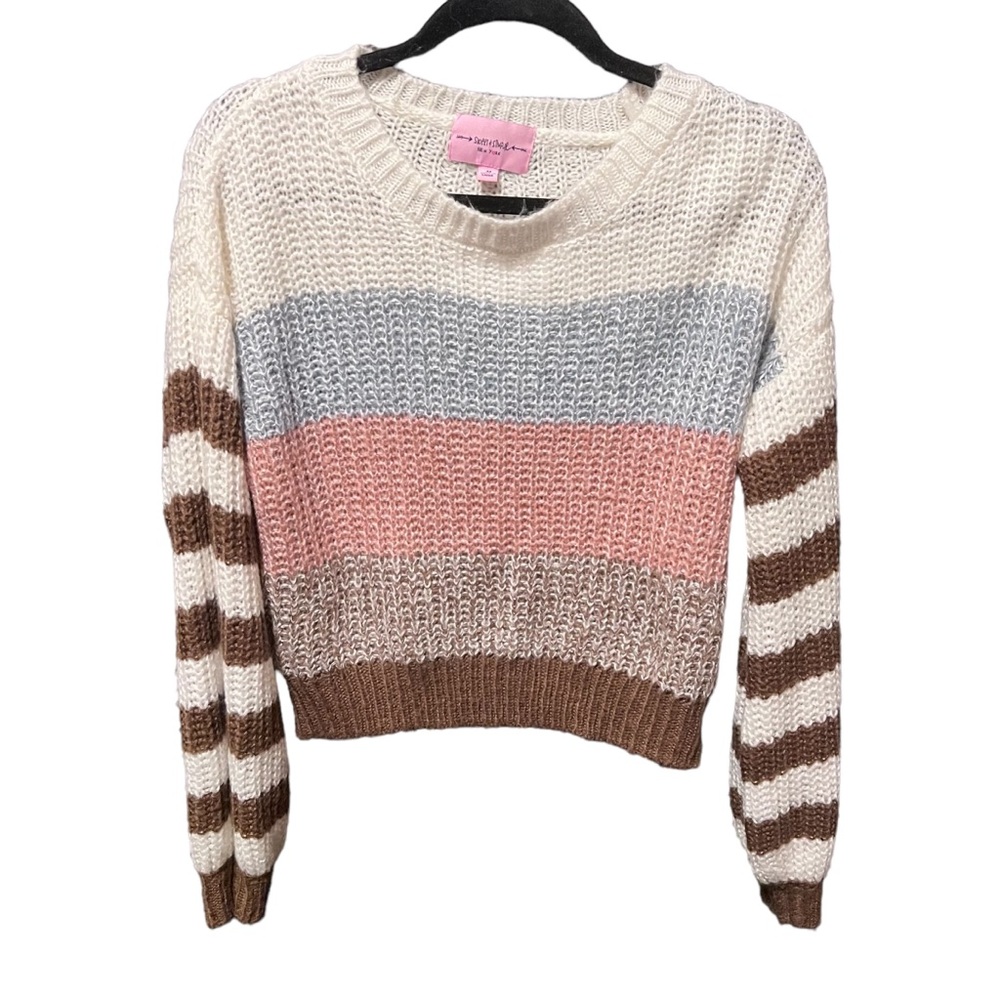 Sweet & Sinful Striped Knitted Sweater